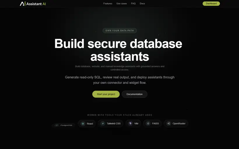 Preview of AssistantAI